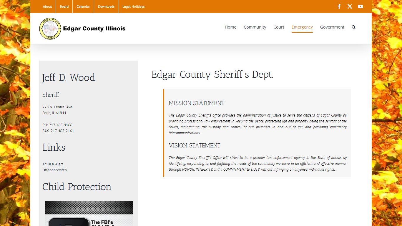 Sheriff’s Department - Edgar County